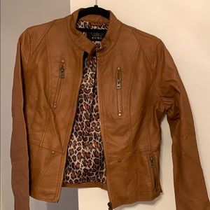 Faux Leather Jacket